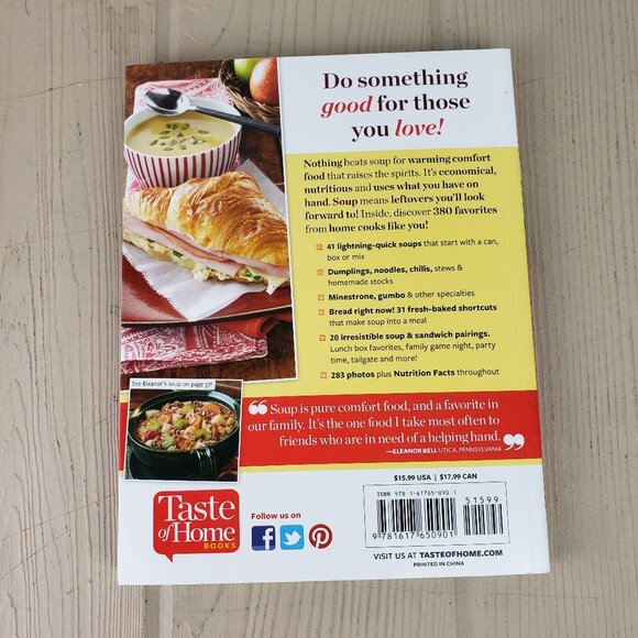 Taste of Home Soups Cookbook - Picture 2 of 4